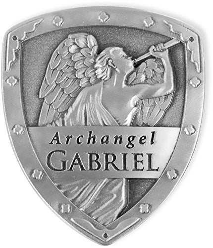 Quanta Angelstar 15511 Archangel Pocket Shield Token, 1-1/4 by 1-Inch, Gabriel
