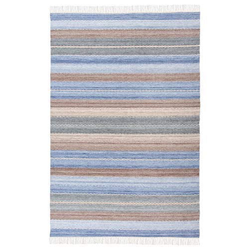 Park Hill Collection EHF06155 Indoor or Outdoor Dhurrie Pattern Rug, 8-Foot Height