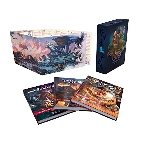 Penguin Random House Dungeons & Dragons Rules Expansion Gift Set (D&D Books)-: Tasha's Cauldron of Everything + Xanathar's Guide to Everything + Monsters of the Multiverse + DM Screen