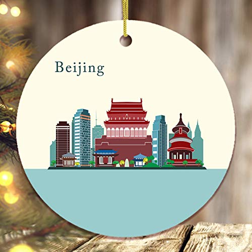 OrnamentallyYou Travel Themed Christmas Ornaments (Beijing Ornament)