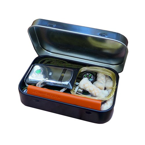 Blue Ridge Knives ESEE Knives Mini-KIT, Izula Gear Mini Survival Kit in Tin
