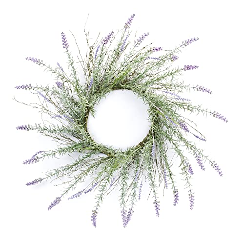 Melrose 85887 Lavender Wreath, 28" D, Plastic