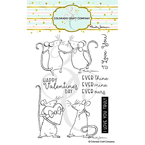Colorado Craft Company Clear Stamps 4"X6"-Ever Thine-by Anita Jeram