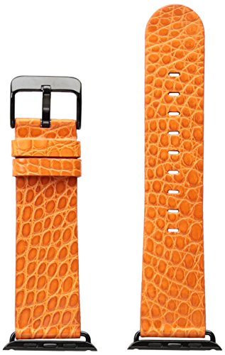 Hadley Roma AP1000RAG42A 42mm Apple Strap Alligator MTE Leather Alligator Orange Watch Strap