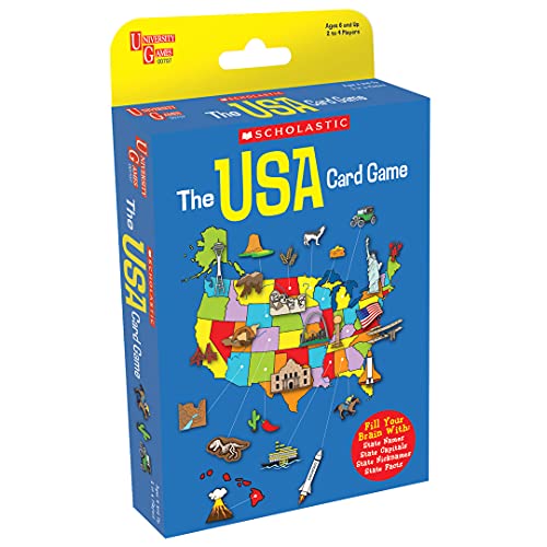 University Games Scholastic USA Card Game