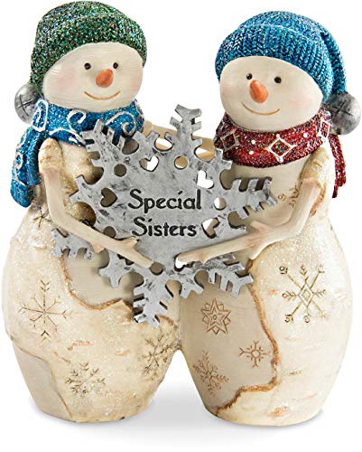 Pavilion Gift Company Special Sisters 4.5" Double Snowman Figurine