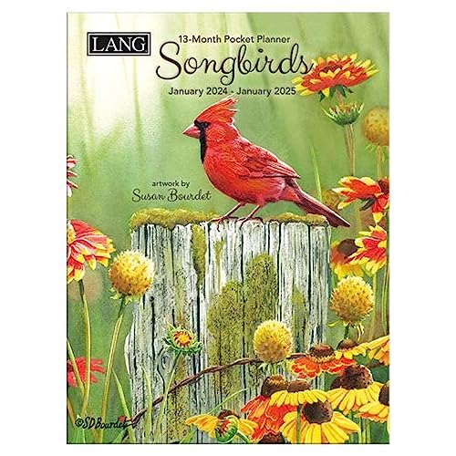 LANG Songbirds 2024 Monthly Pocket Planner (24991003167)