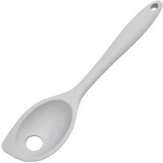 Chef Craft Premium Silicone Mixing Spoon, 11 inch, Gray