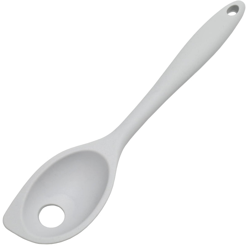 Chef Craft Premium Silicone Mixing Spoon, 11 inch, Gray