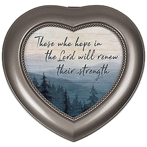 Carson Home 17905 Their Strength Music Box, 5.5-inch Width