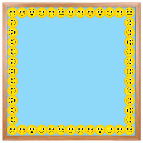 Hygloss Products Emotions Die-Cut Bulletin Board Border ‚Äì Classroom Decoration ‚Äì 3 x 36 Inch, 12 Pack (33659)