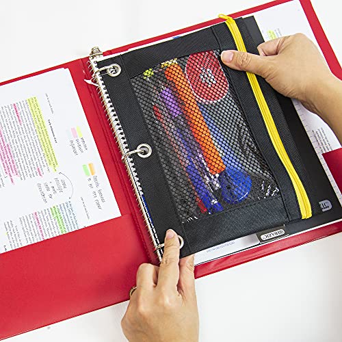 BAZIC PVC 3- Ring Binder w/ 2-Pockets, 1 Inch
