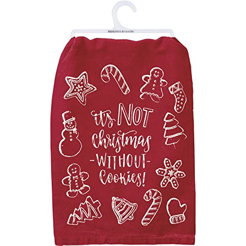Primitives by Kathy Dish Towel - It's Not Christmas Without Cookies