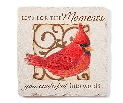 Giftcraft 715218 Cardinal Stepping Stone/Wall Plaque