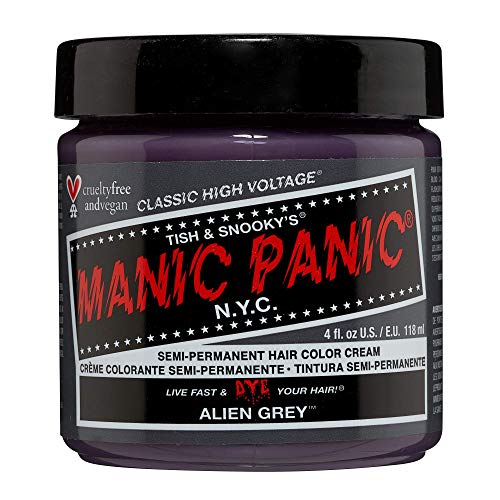 Smiffys Manic Panic Alien Grey Hair Dye