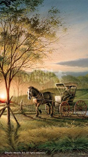 Wild Wings(MN) Morning Rounds Pinnacle Print by Terry Redlin