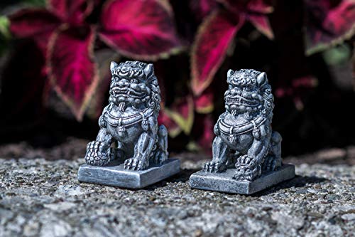 Hi Line Gift Ltd 2 Piece Fairy Garden Foo Dogs