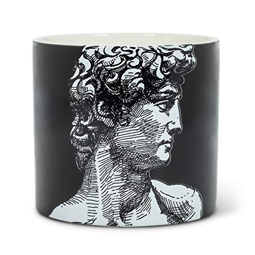 Abbott Collection  27 LG Large Apollo Planter, Black/White