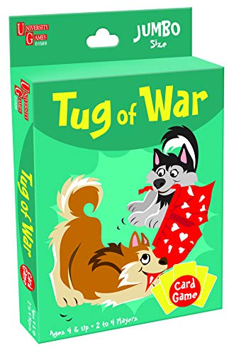 University Games 1407 Tug of War Card Game, Jumbo Size