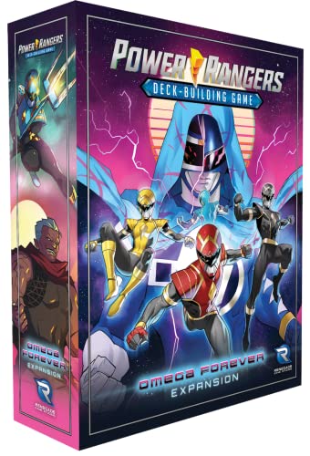 Renegade Game Studios Store Power Rangers Deck-Building Game: Omega Forever Expansion - Explansion to Power Rangers Deck-Building Game Core Set. Ages 14+, 2-4 Players, 30-70 Min,Multi