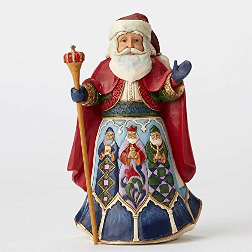 Jim Shore for Enesco JS HWC Fig Spanish Santa Figurine