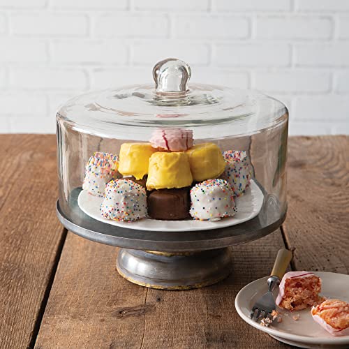 CTW 460365 Small Traditional Dessert Cloche with Stand, 9-inch Height