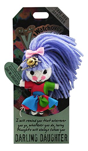 Watchover Voodoo - String Voodoo Doll Keychain ‚Äì Novelty Voodoo Doll for Bag, Luggage or Car Mirror - Daughter Voodoo Keychain, 5 inches, Multicolor (108010003)