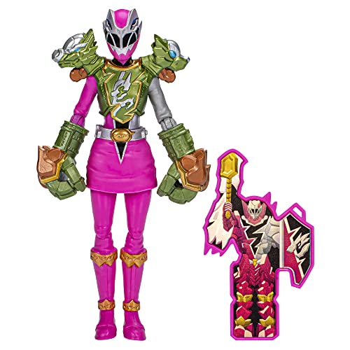 Hasbro Spider-Man Power Rangers Dino Fury Smash Armor Pink Ranger, 6-Inch Power Rangers Action Figures Make Great Gifts for Boys and Girls Ages 4 and Up