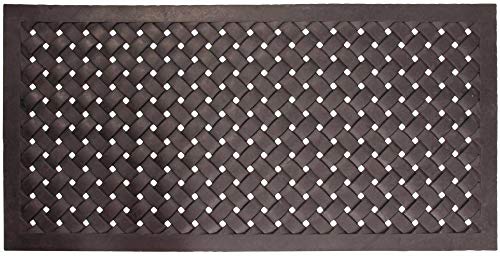 Esschert Design Double Rubber Braided Doormat