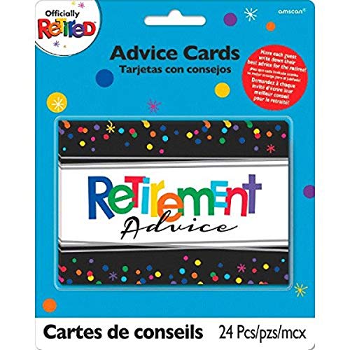 Amscan Retirement Advice Party Cards, 24 Ct.