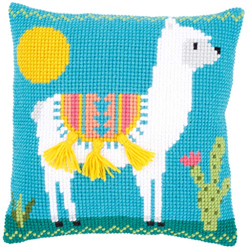 Vervaco Cross Stitch Cushion Kit Llama PN-0173529