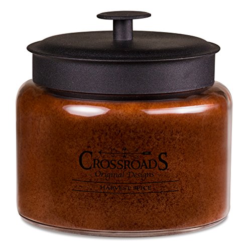Crossroads Harvest Spice Scented 4-Wick Candle, 64 Ounce