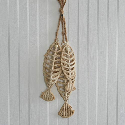 CTW Home Collection 530398 Textured Fishbones, Set of Three, 11.75-inch Height