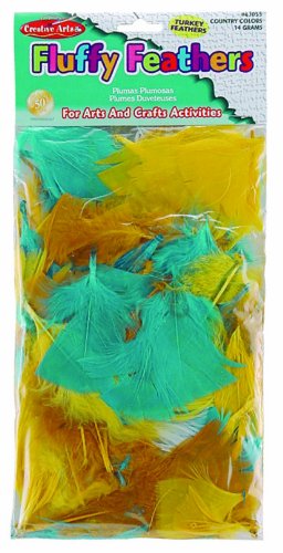 Creative Arts by Charles Leonard Feathers, Turkey, Country Colors 14 Grams/Bag (63055)