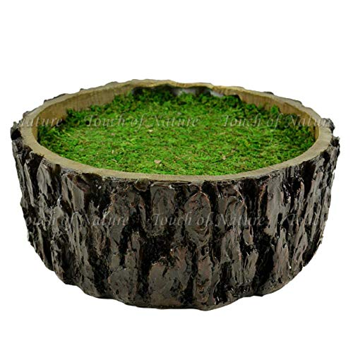 Midwest Design Imports Tree Stump Container, 10", Multicolor