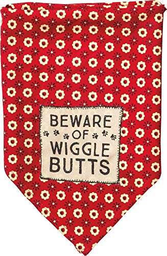 CWI Primitives by Kathy Word Sign Bandana, Small, Beware of Wigglebutts