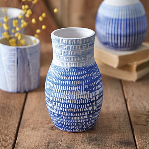CTW Home Collection 530524 Blue Lagoon Bouquet Vase, 9-inch Height