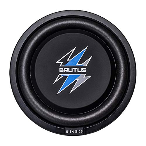 Maxxsonics Hifonics BXS10D4 Brutus Shallow Mount Subwoofer (Black) ‚Äö√Ñ√¨ 10 Inch Subwoofer, 400 Watt, Car Audio System, 2.5 Inch Voice Coils, UV Rubber Surround, Best in Sealed Enclosures, Marine Grade