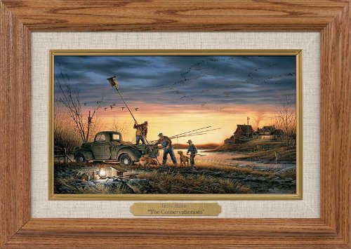 Wild Wings(MN) The Conservationists Framed Oak Collage by Terry Redlin