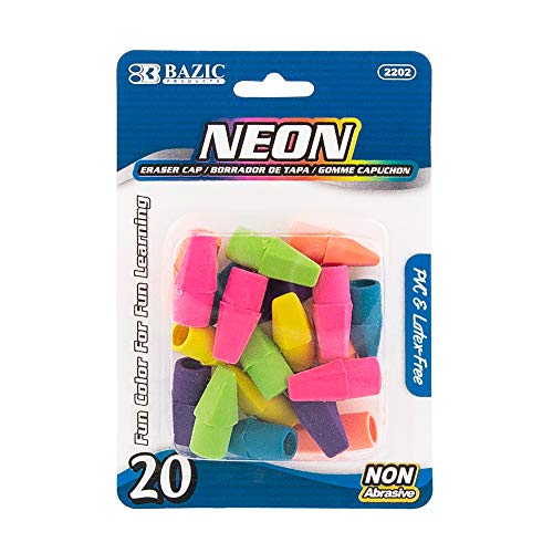 BAZIC Eraser Sets, 18 Per Pack