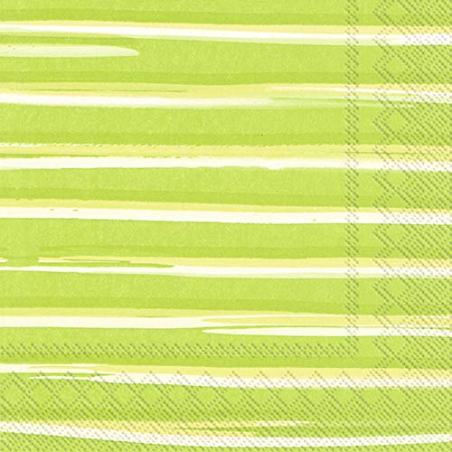 Boston International IHR 3-Ply Paper Napkins, 20-Count Lunch Size, Quito Light Green