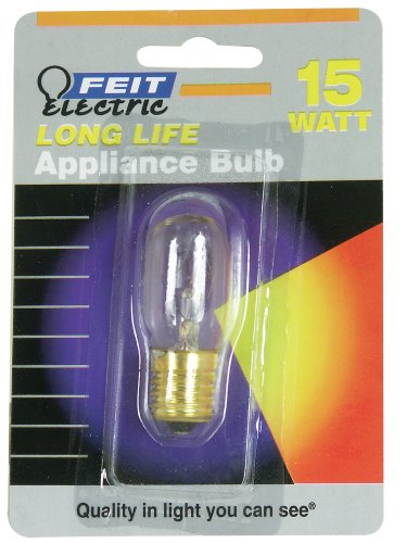 Feit Electric BP15T7N 15-Watt T7 Tubular Appliance Bulb, Clear
