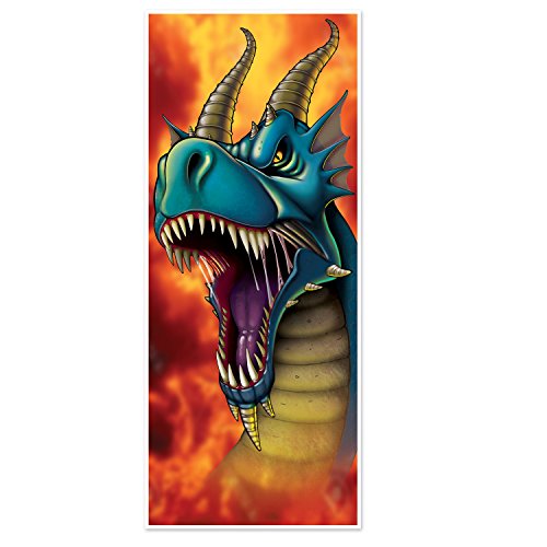 Beistle Dragon Plastic Door Cover- 1 pc