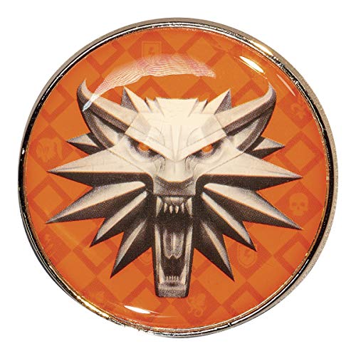 Dark Horse Deluxe The Witcher 3: The Wild Hunt: The School of The Wolf Enamel Pin, Multicolor