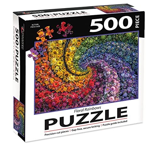 LANG Turner Licensing 500PC Puzzle FLR RAINBW, Multi