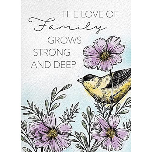Carson Home 25082 Family Grows Relationship Greeting Card, 6.88-inch Length, Card Stock
