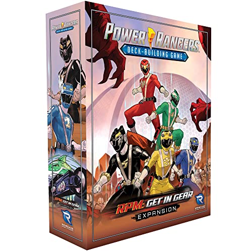 Renegade Game Studios Store Power Rangers Deck-Building Game RPM: Get in Gear Expansion - Ages 14+, 2-4 Players, 30-70 Min