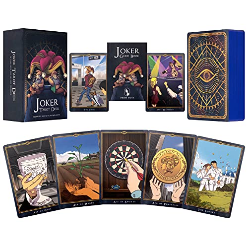 Prime Muse Joker Tarot Cards with Guidebook Set
