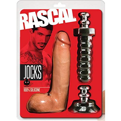 C1R Jocks Johnny Hazzard Life-Like Harness Compatible Dildo with Interchangeable Handle & Suction Cup