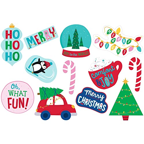 Amscan Merry and Bright Christmas Cutouts Value Pack